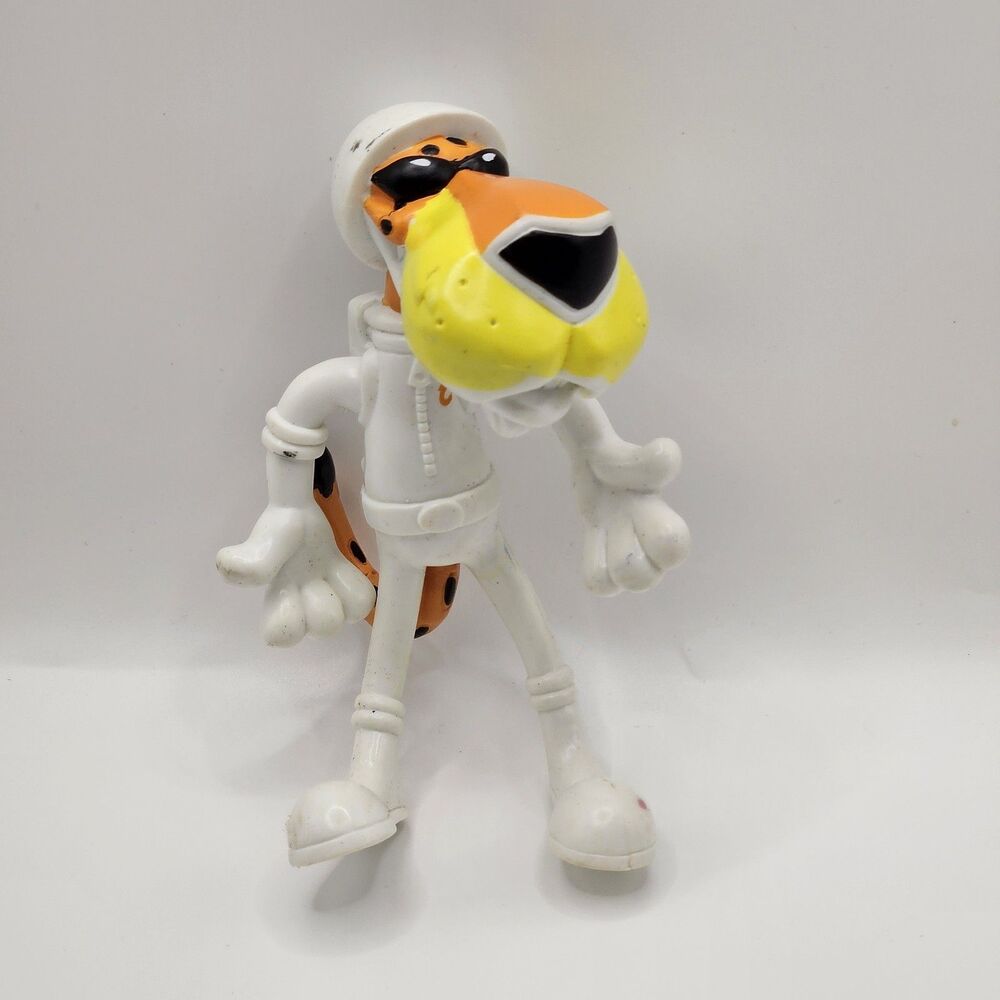 Vintage 2001 Chester Cheetah Astronaut Figure Subway Kids Pak Cheetos Toy 5”